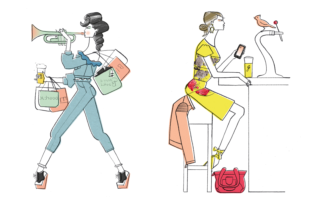 mode illustratie